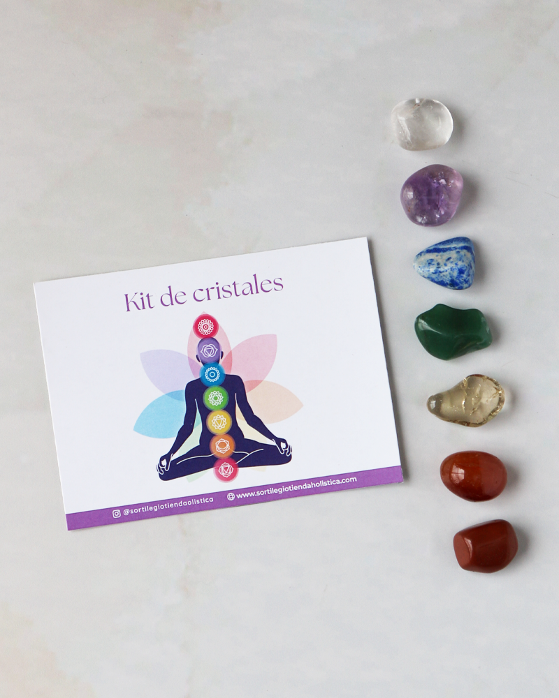 SET CRISTALES 7 CHAKRAS: