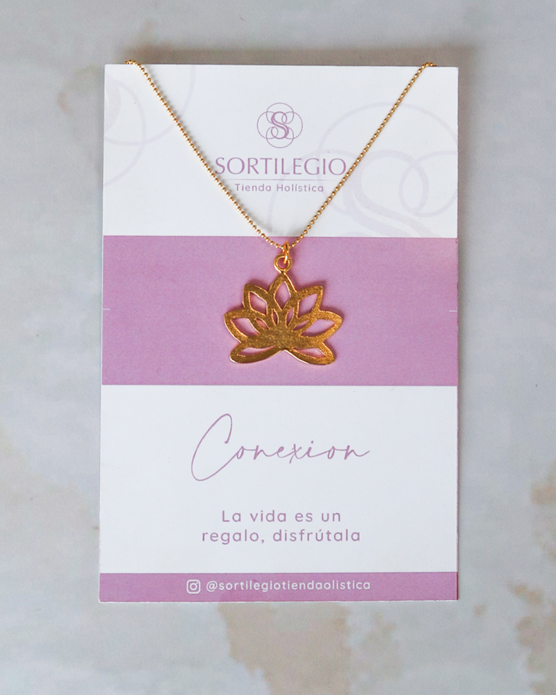 CADENA  FLOR DE LOTO