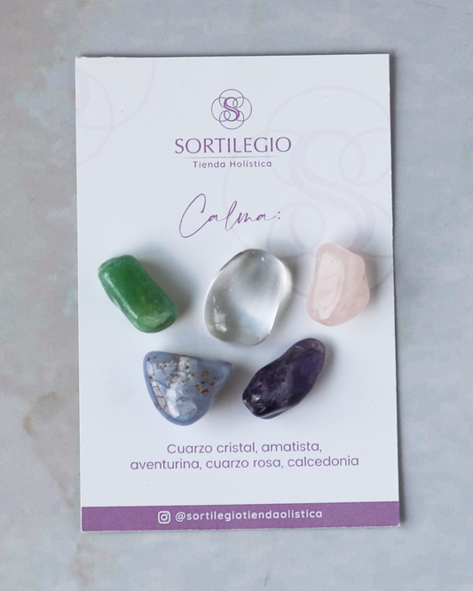 SET CRISTALES CALMA: