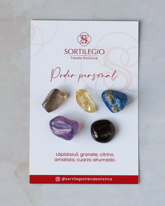 SET CRISTALES PODER PERSONAL: